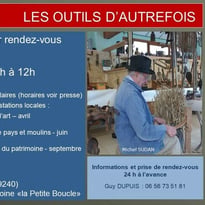 Visite guidée de l'écomusée des Outils d'autrefois