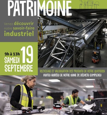 Visite guidée du site industriel du Groupe Coopératif Demain, Recyclage et valorisation des produits du quotidien