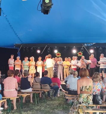 Le final du stage de chant : restitution