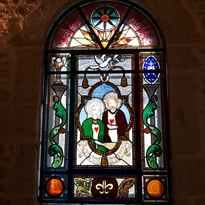 Démonstration : créations de vitraux d'art sacré