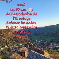 Visite de l'Ermitage, 30 ans de l'Association