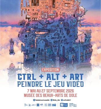 Visite guidée de l'exposition temporaire « CTRL + ALT + ART, Peindre le jeu vidéo »