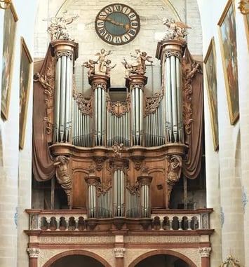 Visite de l'orgue de la collégiale de Dole