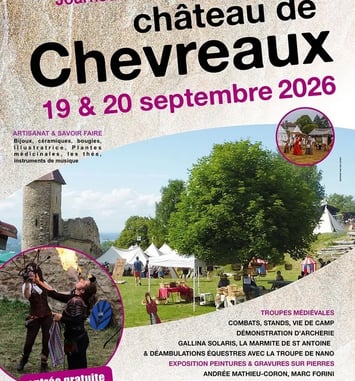 Le château vous accueille pour les JEP 2026 !