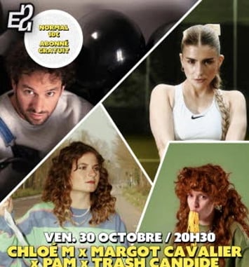 Chloé M, Margot Cavalier,Pam et Trash Candide