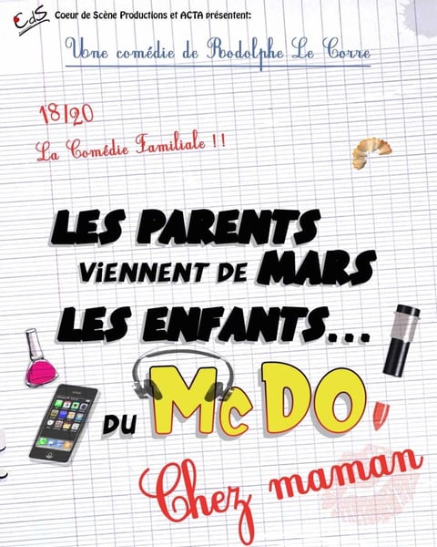 Les parents viennent de Mars, les enfants du McDo